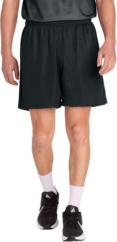 Sport-Tek للجنسين Posicharge Mesh 7 Short | رطوبة الفتل 7 "شورتات كرة السلة للرجال والنساء ، نوبة رياضية in Kuwait