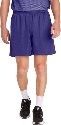 Sport-Tek للجنسين Posicharge Mesh 7 Short | رطوبة الفتل 7 "شورتات كرة السلة للرجال والنساء ، نوبة رياضية in Kuwait