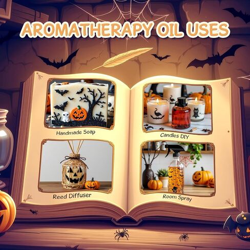 Beach Fragrance Oil Set, 6X10ml, Golden Sunrise, Pink Sands, Coastal Linen, Ocean Breeze, Ocean, Ocean Mist Essential Oils for Diffusers for Home, Aromatherapy Oils for Candle & Soap Making in Kuwait