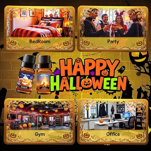 Beach Fragrance Oil Set, 6X10ml, Golden Sunrise, Pink Sands, Coastal Linen, Ocean Breeze, Ocean, Ocean Mist Essential Oils for Diffusers for Home, Aromatherapy Oils for Candle & Soap Making in Kuwait