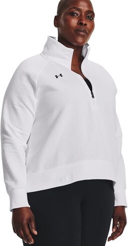Under Armour Womens Rival Fleece Half Zip, (535) Salt Purple / / Black, 3X-Large Tall in Saudi Arabia
