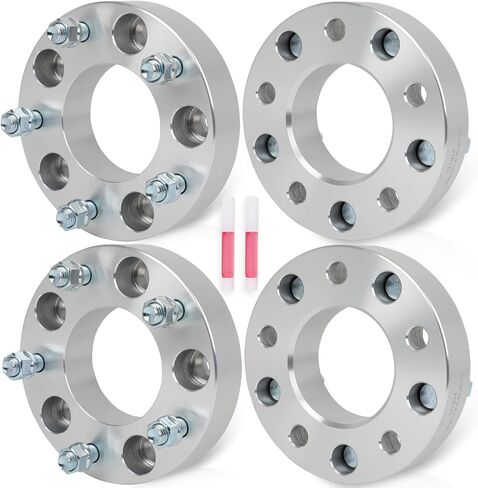 ECCPP 4PCS 5x135 إلى 5x5.5 محولات العجلات تحويل 1.5 بوصة 5 LUG 14X2 87.1MM BORE FOR FORD EXPENTION 2000-2002 | Ford F-150 2000-2003 (العمل فقط لعجلات 5x5.5) in Saudi Arabia