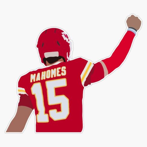 Magnet Patrick Mahomes Magnet Vinyl Decal Sticker 5" in Saudi Arabia