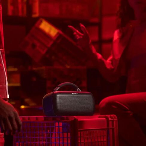 Bose SoundLink Max Bluetooth Speaker - Portable Wireless Party Speaker, IP67 Waterproof, Rope Handle, Up to 20 Hours of Playtime, USB-C, Built-in 3.5mm AUX Input, Black in Kuwait