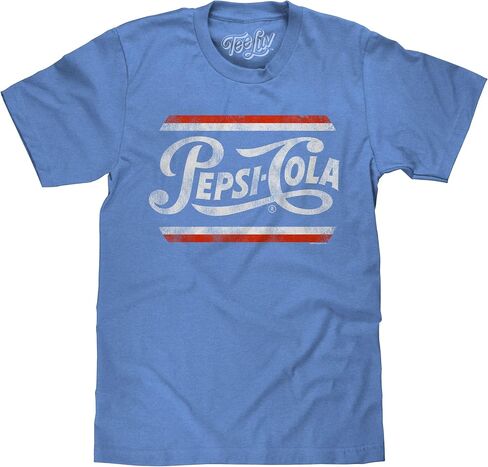 Tee Luv Men's Retro Pepsi Cola Logo Shirt in Saudi Arabia