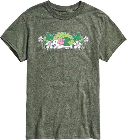Pokémon- Shaymin Floral- Men Men Short Sleeve Graphic Shirt in Kuwait