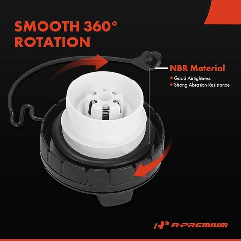A-Premium Fuel Tank Filler Cap متوافق مع Toyota Camry 2013-2017 ، Rav4 2013-2018 ، Corolla ، Tacoma ، Highlander ، Tundra ، Sienna ، Avalon ، Venza ، Sequoia & Lexus ES350 ، NX200T ، NX300 ، NX300H ، RX350 in Saudi Arabia