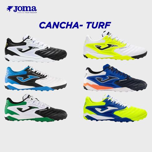 JOMA FS Reactive 2402 TF FSS2402TF ، رجال ، أبيض/أسود/ذهبي ، 8 الولايات المتحدة in Kuwait