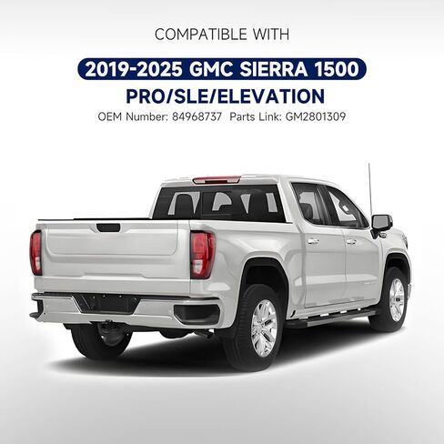 Taillight Compatible with 2019-2025 GMC Sierra 1500/2500HD/3500HD, Sierra 1500 PRO/SLE/Elevation Halogen Rear Tail Light Assembly (Red Outer) Right Passenger Side, Replace GM2801309 84968737 in Kuwait