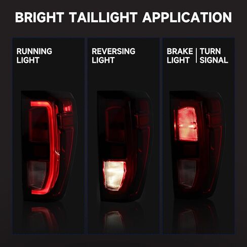 Taillight Compatible with 2019-2025 GMC Sierra 1500/2500HD/3500HD, Sierra 1500 PRO/SLE/Elevation Halogen Rear Tail Light Assembly (Red Outer) Right Passenger Side, Replace GM2801309 84968737 in Kuwait