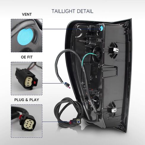 Taillight Compatible with 2019-2025 GMC Sierra 1500/2500HD/3500HD, Sierra 1500 PRO/SLE/Elevation Halogen Rear Tail Light Assembly (Red Outer) Right Passenger Side, Replace GM2801309 84968737 in Kuwait
