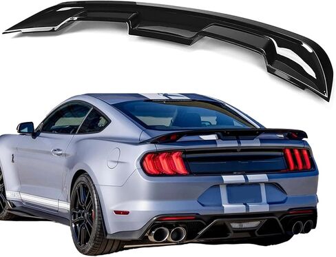 المفسد الخلفي بديل أسود لامع لعام 2015-2023 موستانج V6/V8/Shelby/GT/EcoBoost 2-Door Coupe Models GT350 GT350 in Kuwait