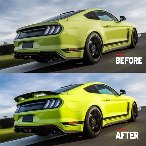 المفسد الخلفي بديل أسود لامع لعام 2015-2023 موستانج V6/V8/Shelby/GT/EcoBoost 2-Door Coupe Models GT350 GT350 in Kuwait