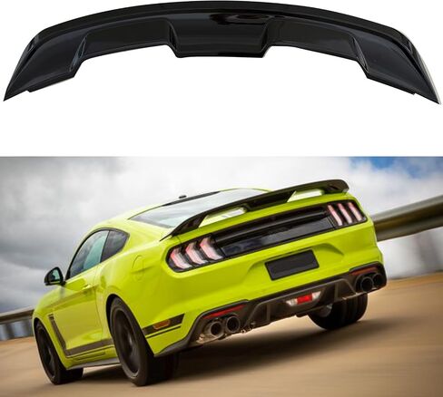 المفسد الخلفي بديل أسود لامع لعام 2015-2023 موستانج V6/V8/Shelby/GT/EcoBoost 2-Door Coupe Models GT350 GT350 in Kuwait