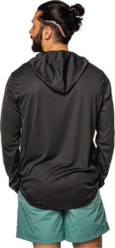 Vapor Apparel Men's Repreve UPF 50+ UV Sun Protection Long Sleeve Performance Hoodie for Outdoor Lifestyle & Sports in Kuwait