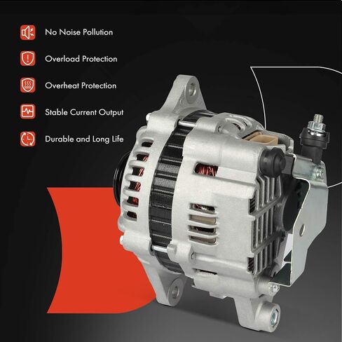 A-Premium Convaliater متوافق مع Mazda Rx-7 Rx7 1993 1994 1995 1.3l ، 12v 100a 5-Grove Pulley في اتجاه عقارب الساعة ، استبدل# A003T08591 ، N3A1-18-300A in Saudi Arabia