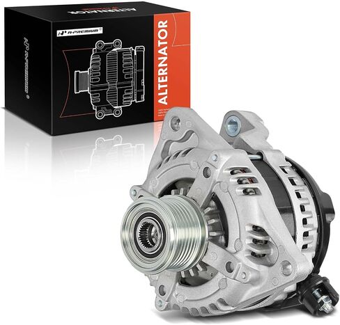 A-Premium Copatived متوافق مع Ford Mustang 2011 2012 2013 2014 5.0L ، ناقل حركة يدوي ، 12V 150A 6-GROOVE CLUTCH PROMLEY ، استبدل# BR3T10300KC ، 1042102942 in Saudi Arabia