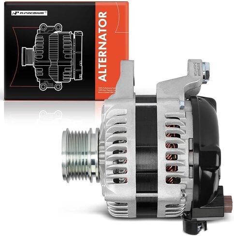 A-Premium Copatived متوافق مع Ford Mustang 2011 2012 2013 2014 5.0L ، ناقل حركة يدوي ، 12V 150A 6-GROOVE CLUTCH PROMLEY ، استبدل# BR3T10300KC ، 1042102942 in Saudi Arabia