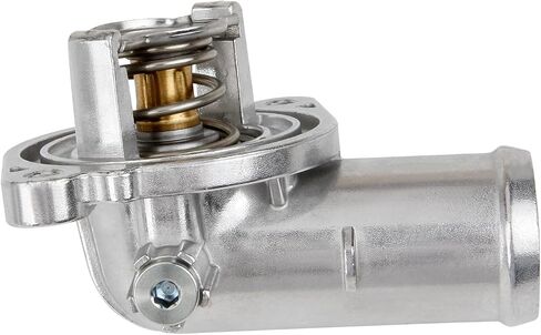 MITZONE Upgrade Aluminium Thermostat Housing Assembly Compatible with Dodge Durango Grand Cherokee 2011-2015 Wrangler JK 2012-2018 Replace 902-852 5184651AG 5184651AH in Saudi Arabia