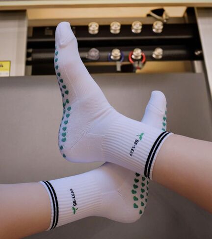 Pilates Socks with Grips for Women, Cute Cherry Grip Socks for Yoga, Barre, Home workouts, Great Gift Idea in Kuwait