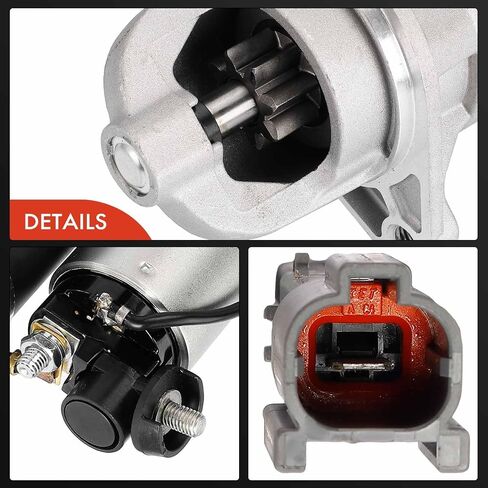 A-Premium Starter Motor متوافق مع Nissan Altima 1993 1994 1995 1996 1997 2.4L ، 12V 1.2KW 8-TETH في اتجاه عقارب الساعة ، استبدل# 233004E100 ، S114754 in Saudi Arabia