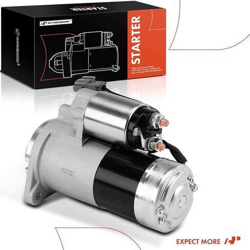 A-Premium Starter Motor متوافق مع Nissan Altima 1993 1994 1995 1996 1997 2.4L ، 12V 1.2KW 8-TETH في اتجاه عقارب الساعة ، استبدل# 233004E100 ، S114754 in Saudi Arabia