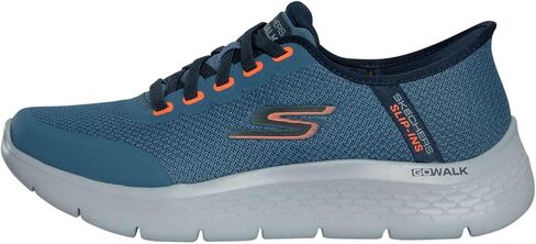 Skechers Men's Go Walk Flex Netro Hands Free Slip-Ins Sneaker, Taupe, 9 in Kuwait