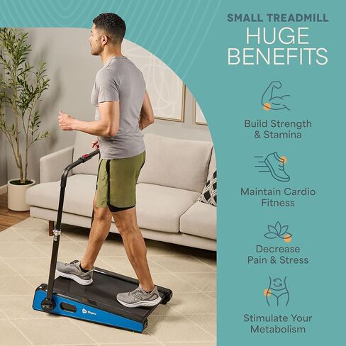 LifePro Portable Walking Pad Treadmill & Under Desk Treadmill for Home Office - Sleek Walking Treadmills for Home Use, 5'4" User Height - 3.6 MPH Max Speed, Remote Control, 198 Lbs Weight Capacity in Saudi Arabia