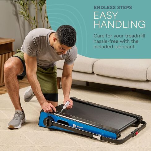 LifePro Portable Walking Pad Treadmill & Under Desk Treadmill for Home Office - Sleek Walking Treadmills for Home Use, 5'4" User Height - 3.6 MPH Max Speed, Remote Control, 198 Lbs Weight Capacity in Saudi Arabia