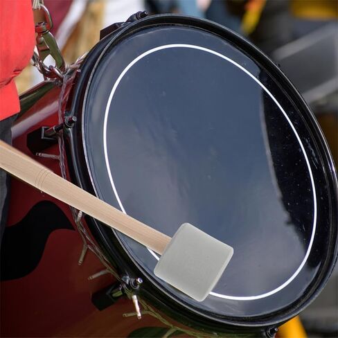 Toyvian 2 Pairs Snare Drum Hammer Bass Drum Sticks Xylophone Mallets Marching Band Drum Mallet Marching Tenor Sticks Bass Accessories Musical Instrument Drum Sticks Major Eva Foam Tool in Saudi Arabia