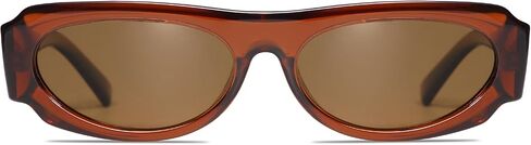 VANLINKER Trendy Retro 90s Sunglasses Womens Mens Vintage Oval Frame Polarized Small Shades VL9782 in Kuwait