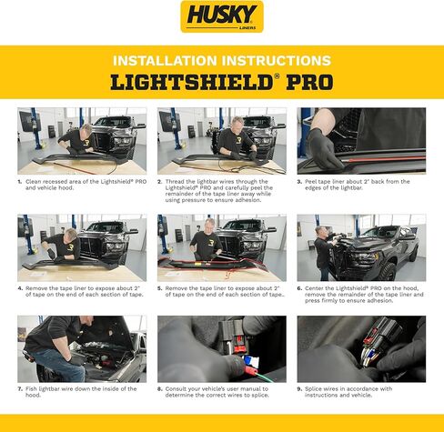 Husky Liners AeroCab PRO Cab Light | Fits 2014-2021 Toyota Tundra | Cab, 1-pc Black - 2825094 in Kuwait