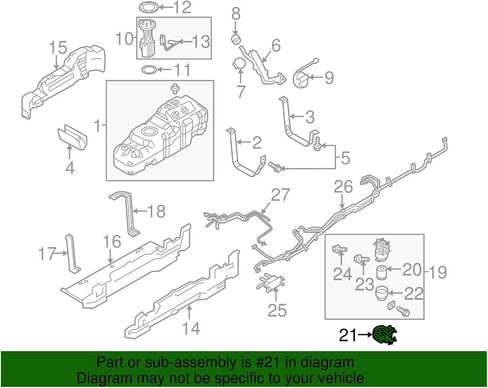 Ford Genuine Fuel Pump Mounting Bracket - Left - 6.7l BC3Z-9A335-G in Saudi Arabia