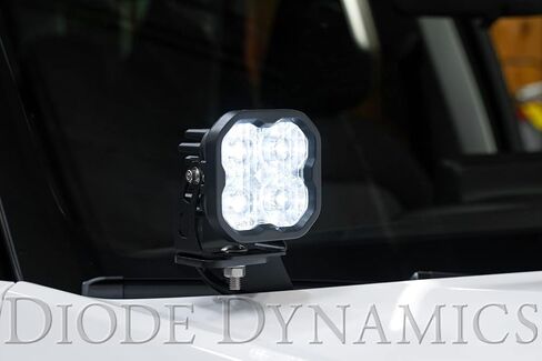 Diode Dynamics Stage Series Backlit Ditch Light Kit متوافق مع Ford Bronco Sport 2021-2025 ، C2 1.0 Sport Yellow Combo in Saudi Arabia