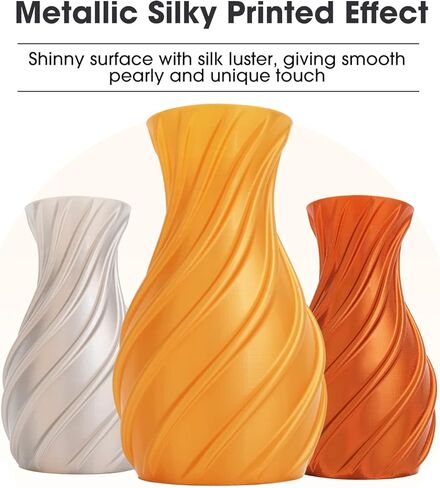 حزمة خيوط eSUN Silk Magic PLA 1.75 مم، خيوط طابعة ثلاثية الأبعاد من الحرير ثنائي اللون، 200 جم × 4 بكرات، خيوط تغيير لون الطباعة ثلاثية الأبعاد، أسود أرجواني + أسود ذهبي + أسود أخضر + أسود أحمر in Kuwait