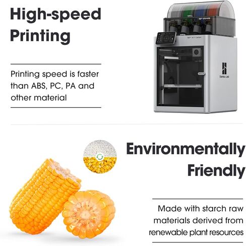 حزمة خيوط eSUN Silk Magic PLA 1.75 مم، خيوط طابعة ثلاثية الأبعاد من الحرير ثنائي اللون، 200 جم × 4 بكرات، خيوط تغيير لون الطباعة ثلاثية الأبعاد، أسود أرجواني + أسود ذهبي + أسود أخضر + أسود أحمر in Kuwait