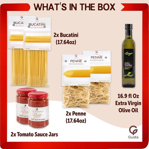 Gusta Italian Gift Basket in Deluxe Packaging - Made in Italy - Holiday Gift for Birthdays, Families, Clients, Parties, Housewarming, Client Thank You & Sympathy Gift Baskets in Saudi Arabia