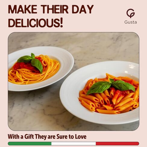 Gusta Italian Gift Basket in Deluxe Packaging - Made in Italy - Holiday Gift for Birthdays, Families, Clients, Parties, Housewarming, Client Thank You & Sympathy Gift Baskets in Saudi Arabia