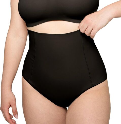 kaeruskin Eco Sustainable Mid Waisted Shapewear Briefs – Tummy Control Seamless Body Shaper Briefs - Tummy Control Underwear in Saudi Arabia