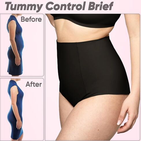 kaeruskin Eco Sustainable Mid Waisted Shapewear Briefs – Tummy Control Seamless Body Shaper Briefs - Tummy Control Underwear in Saudi Arabia