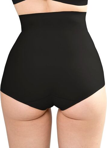 kaeruskin Eco Sustainable Mid Waisted Shapewear Briefs – Tummy Control Seamless Body Shaper Briefs - Tummy Control Underwear in Saudi Arabia