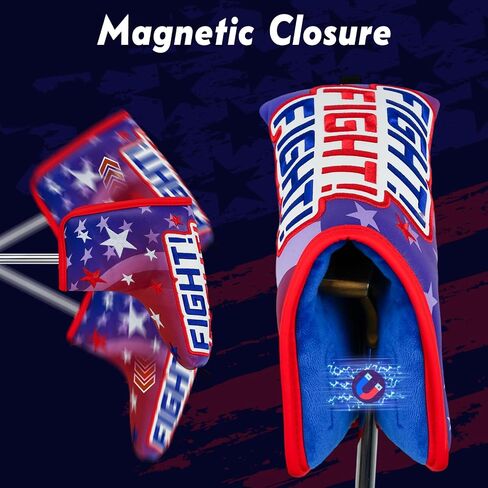 Putter Headcover, Blade Putter Cover Magnetic Blue Sea Wave Golf Putter Head Cover in Saudi Arabia