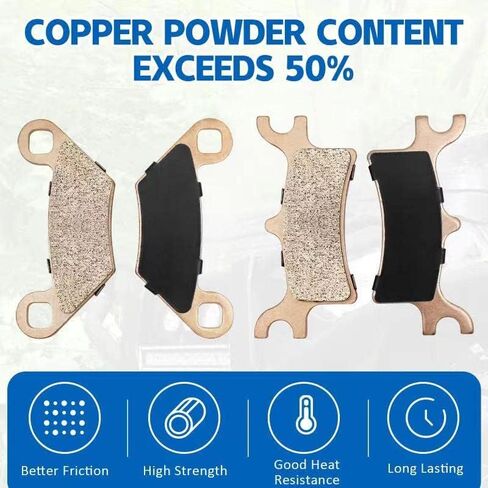 Sintered Brake Pads Front Rear for Polaris Sportsman 700 600 450 500 400 Scrambler 500 Magnum 325 330 500 Trail Blazer 250 330 Trail Boss 330 Xpedition 325 425 in Saudi Arabia
