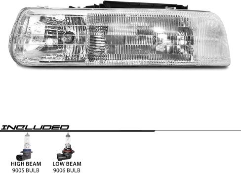 EPIC LIGHTING OE Fitment Replacement Headlights Signal Marker Lights Fog Lights Compatible with 1999-2002 Silverado Classic 2000-2006 Suburban Tahoe [ 6-Piece ] Combo Set in Saudi Arabia