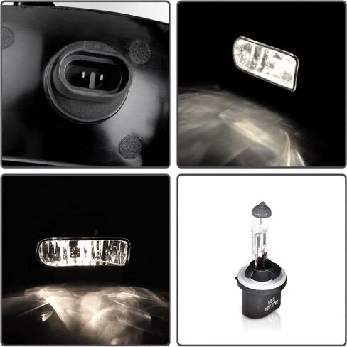 EPIC LIGHTING OE Fitment Replacement Headlights Signal Marker Lights Fog Lights Compatible with 1999-2002 Silverado Classic 2000-2006 Suburban Tahoe [ 6-Piece ] Combo Set in Saudi Arabia