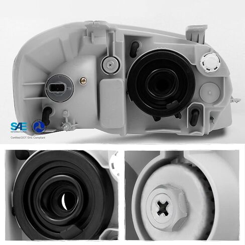 AKKON - For 2007 2008 2009 2010 2011 Chevy Aveo 4 Door Sedan LH Left & RH Right Both Side Headlights Pair Set in Kuwait