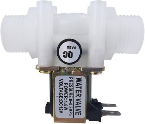 1PCS 4 points external thread DC12V normally closed inlet solenoid valve water dispenser washing machine water heater water valve G1/2 interface pilot valve in Kuwait