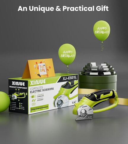 مقص كهربائي لاسلكي، قاطع صندوق من الورق المقوى عالي التحمل، قاطع دوار كهربائي قابل لإعادة الشحن مع قفل أمان وإضاءة LED للنسيج أو السجاد أو الورق أو الجلد، برتقالي in Kuwait