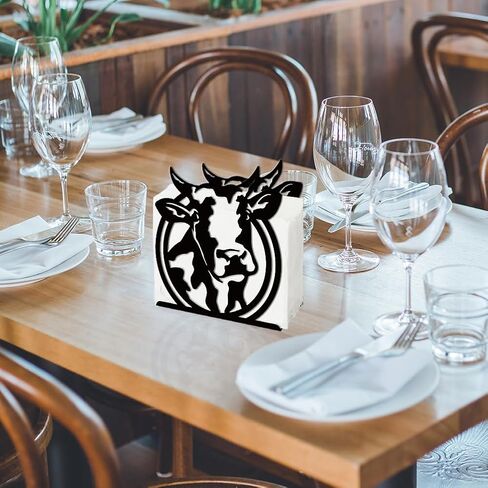SUPERDANT Horse Napkin Holder for Tables Cocktail Napkin Holder Running Horse Napkin Dispenser for Table Animal Tabletop Tissue Stand Rustic Napkins Holders for Kitchen Hotle Restaurants Table Decor in Saudi Arabia