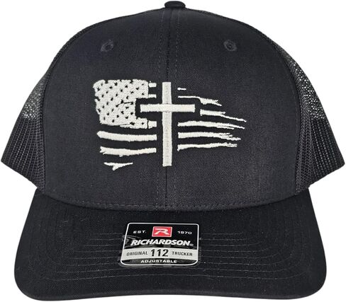 علم ريتشاردسون الأمريكي و Cross Snapback Hat ، الملاءمة القابلة للتعديل ، التصميم الوطني in Saudi Arabia